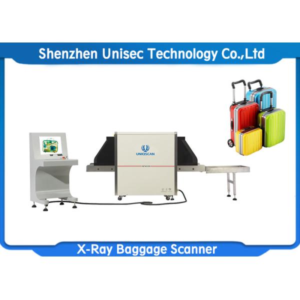 White Color Security Baggage Scanner / Luggage X Ray Machine High Wire Resolution