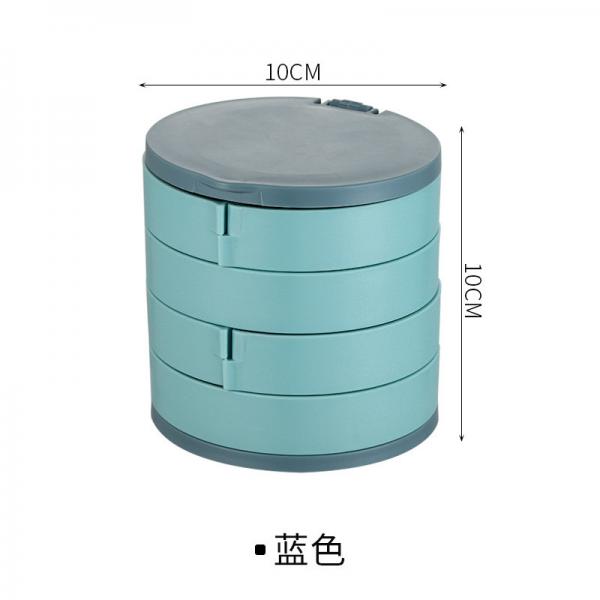 Rotated Plastic Jewelry Organizer Storage Box for Stud Earring