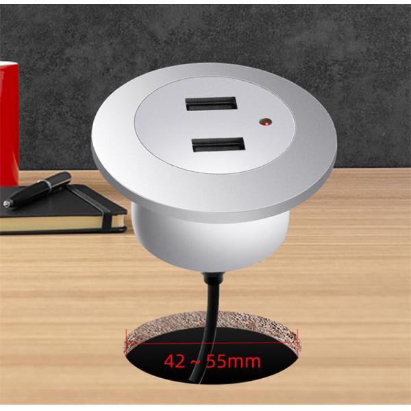 1 Outlets Embedded Circular USB Socket for Household Appliance Charging Customization