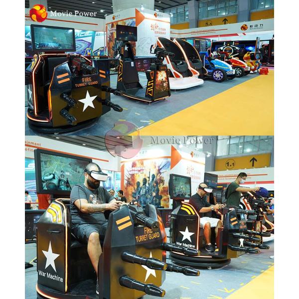 Electric System 9D VR Shooting Game Machine War Battle Max Load 150kg