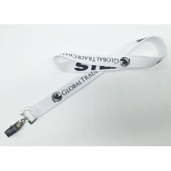 Mint Green Lanyard / Screen Printed Lanyards With Environmental Protection Material