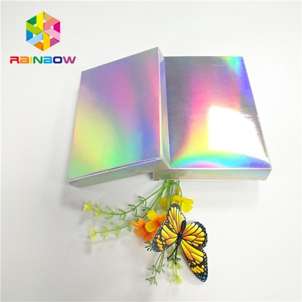 Recyclable Custom Printed Paper Boxes Folding Hologram Gift Card Fleixble Packaging