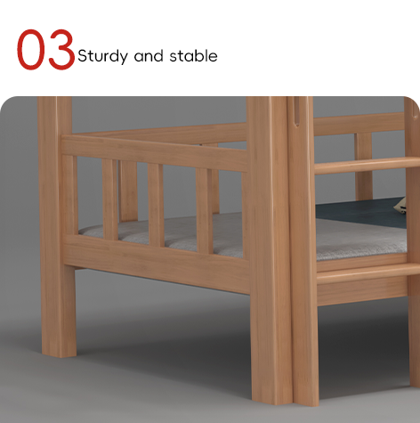 High stability multi-functional wood products Support customization ISO9001 Certified School Bunk Bed for Dormitory