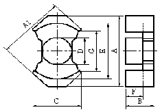 RM10 Type High Stability Mn-zn Ferrite Core