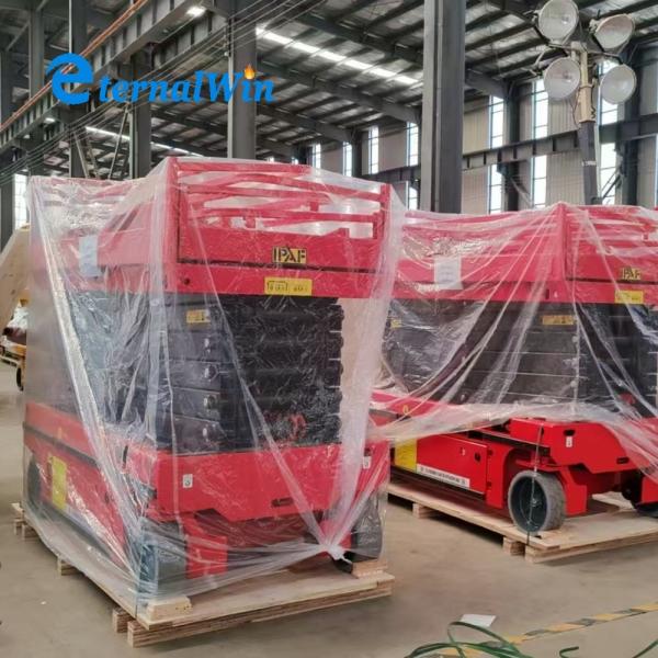 Safe Emergency Stop Button Electric Lifting Platform with PLC Control System and AC/DC Power Supply for Smooth and Operation