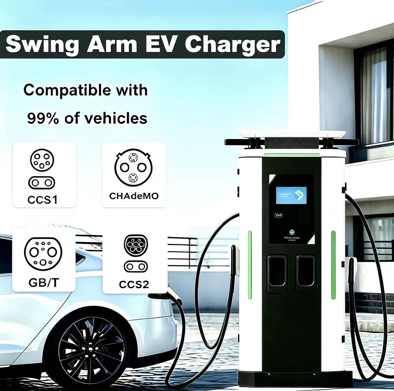 McKee 120kW Outdoor EV Charger front view
