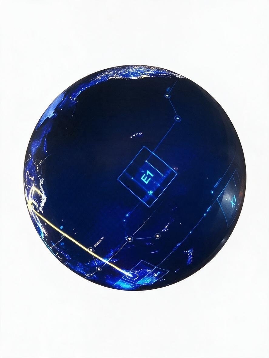 Seamless Splicing Spherical LED Screen Display Lightweight Floor Mounted