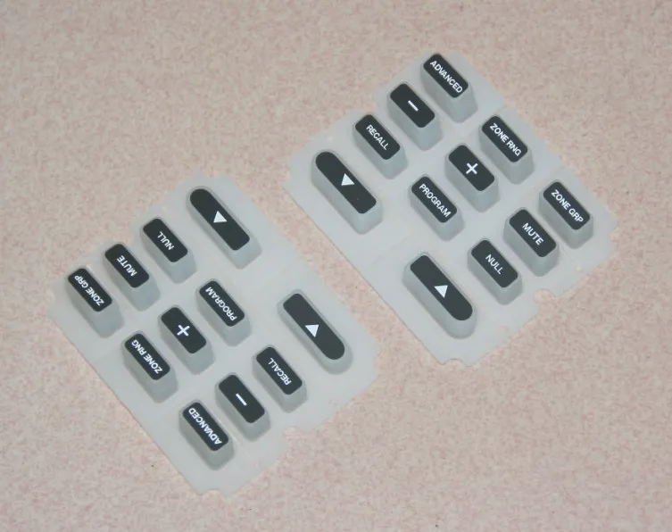 Key Control Overlay Silicone Rubber Button Keypad