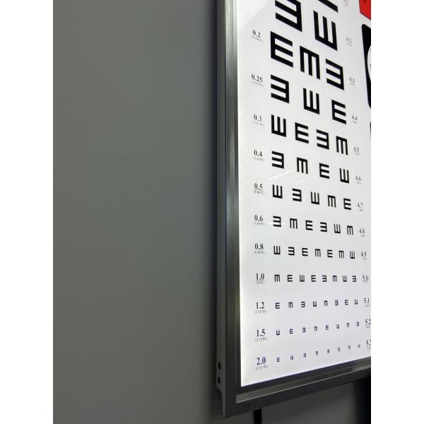 Decimal Type Four Hole 5m 16.4 Feet Vision Test Chart