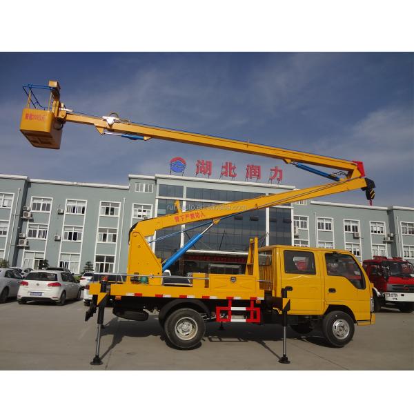 18 Meters Hydraulic Aerial Working Platform Truck ISO9001 CCC Certificate