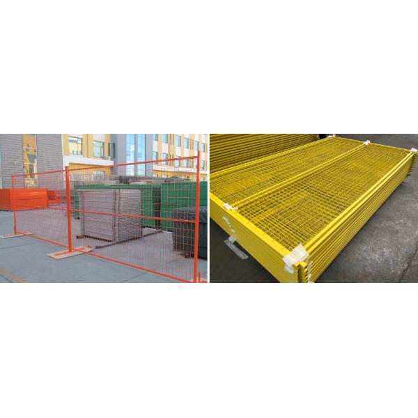 2.5mm Wire Diameter Galvanized Welded Temporary Fence For Construction Sites