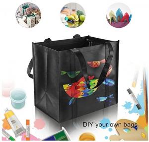 China pp nonwoven bag, promotional recycled glossy laminated pp nonwoven shopping bag, Foldable Nonwoven Bag, nonwoven tote sh on sale