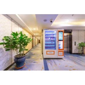 Food And Lunch Box Vending Machine With Double Tempered Glass Door, Payment