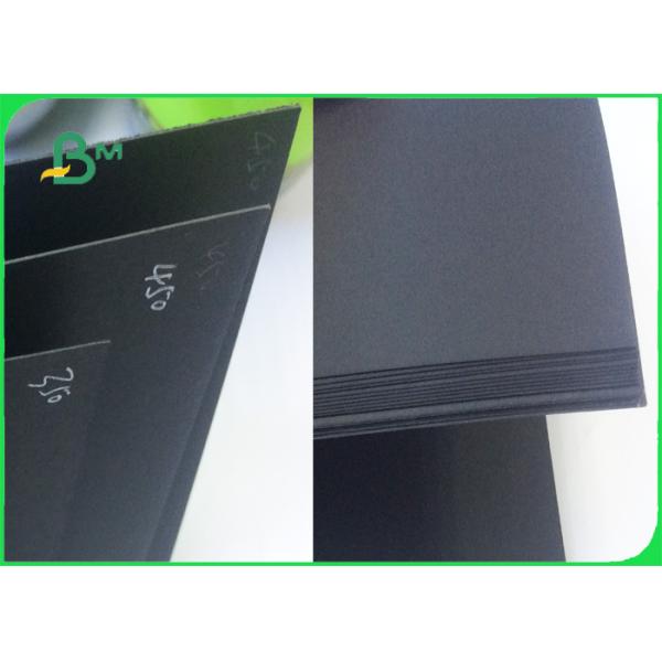 Double Black Thickness Customized Black Board 100% Recycled Pulp For Packing In Sheet