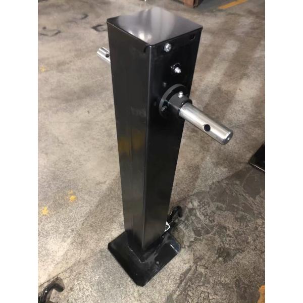 2 Speed Heavy Duty Trailer Jack 12K Capacity Front Pin Side Wind