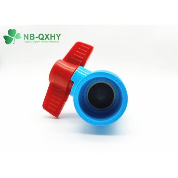 Manual Driving Mode UPVC Compact Ball Valve with Fixed Structure and Socket or Threaded