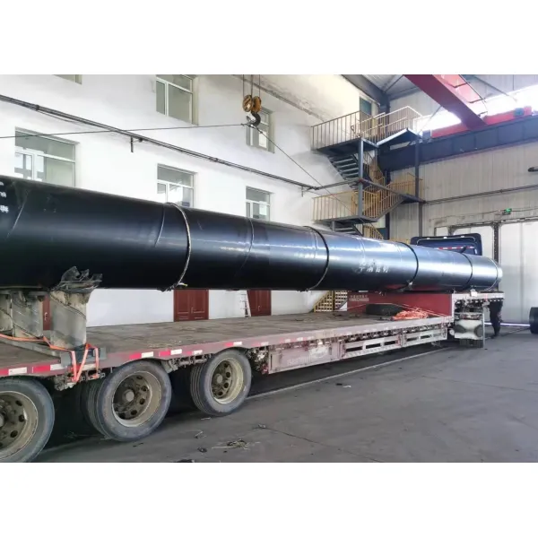 PLC Controlled Automatic 3LPE Coating Pipe Production Line with Shot Blasting Surface Preparation