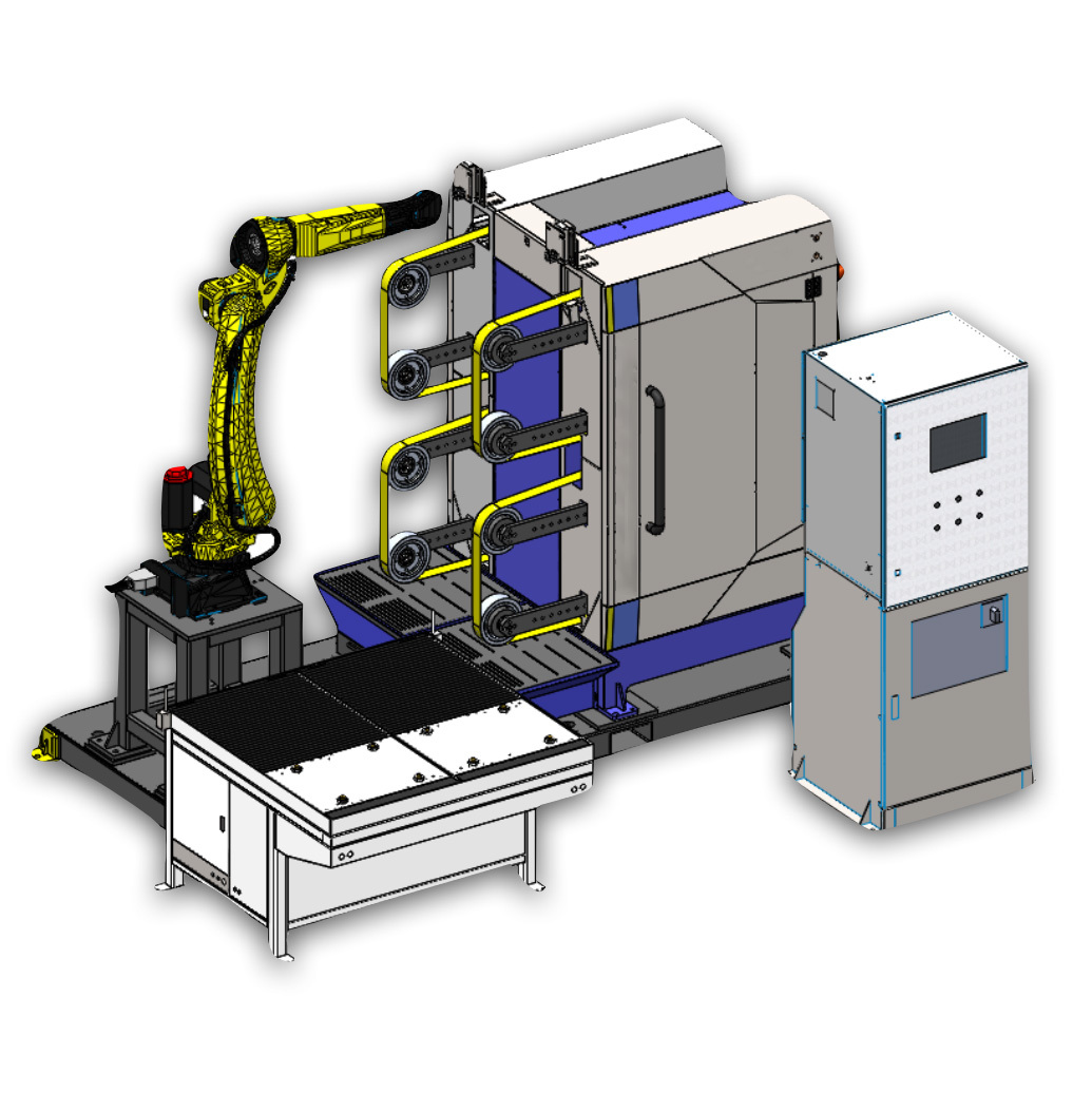 Robotic Automated Deburring And Polishing Machine For Sanitaryware Electronics Parts