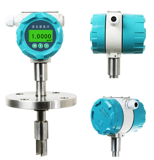 Vibrating Tuning Fork Online Densitometer Liquid Continuous Density Meter Concentration Display 4-20mA RS485