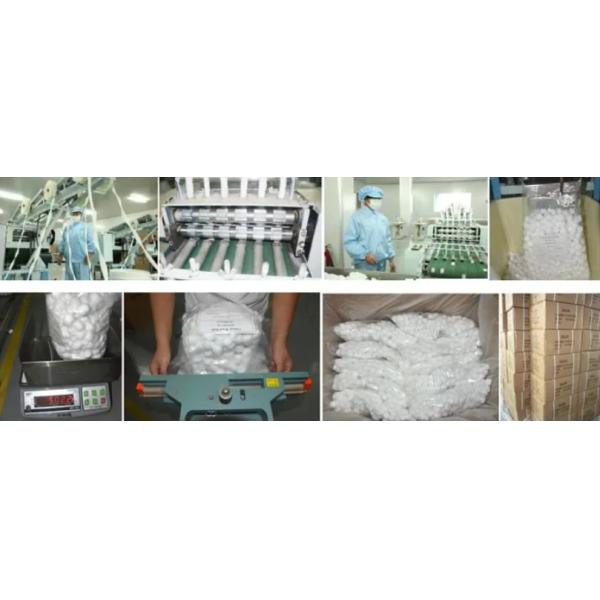 Soft Touch and Compressed Hydrophilic Customized Cotton Balls