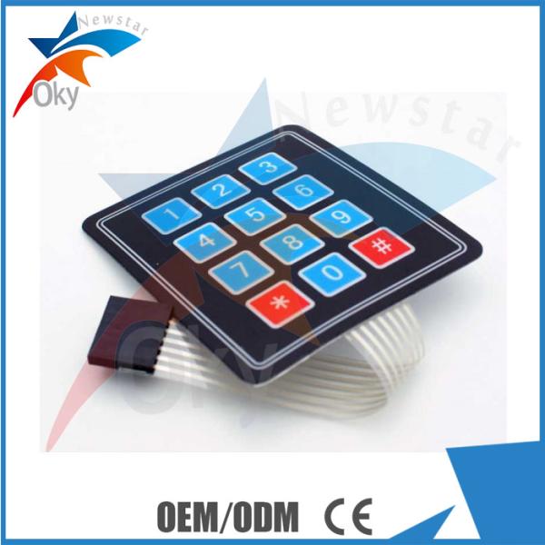 3 × 4 matrix keyboard Breadboard For Arduino membrane switch Extended Keyboard