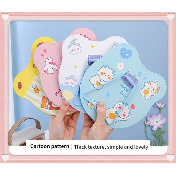Mini Round Custom Pocket Heart Shaped Adjustable Light Makeup Mirror for Lady Dressing