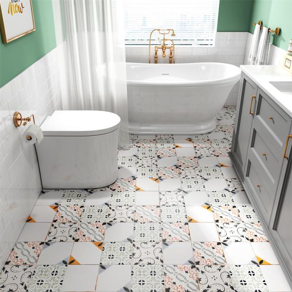 Beige 20x20cm Ceramic Rustic Tile for Indoor Walls