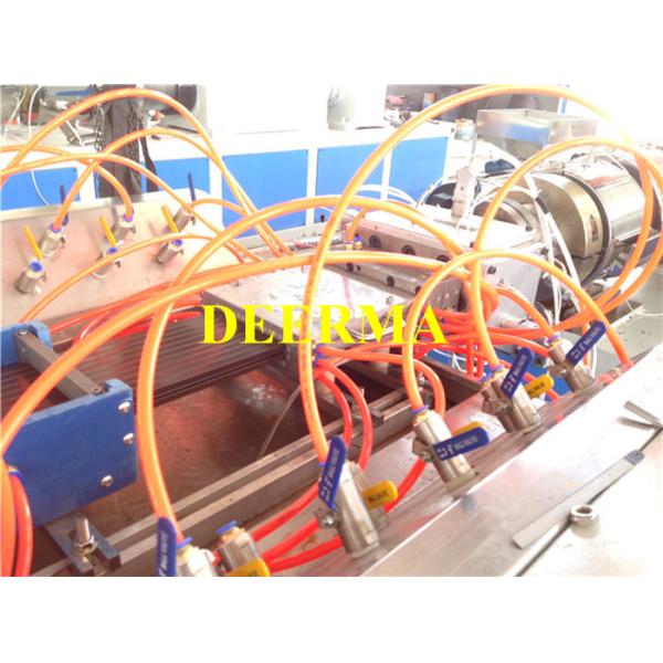 PLC Controlled WPC Decking Production Machine for L20000*W2100*H3200mm WPC Profiles