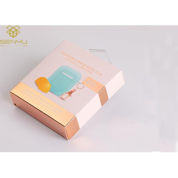 Printed Custom Retail Boxes , Airpods Mobile Case Packaging Box Long Life