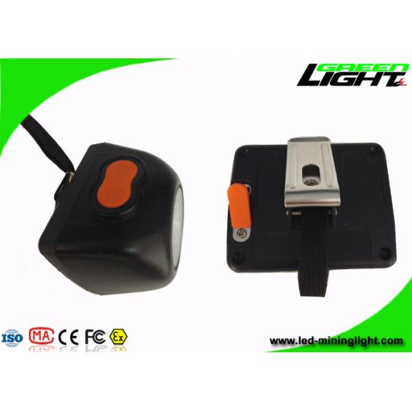 Digital Screen IP68 Hard Hat Led Lights 8000lux High Brightness Lightweight PC Body