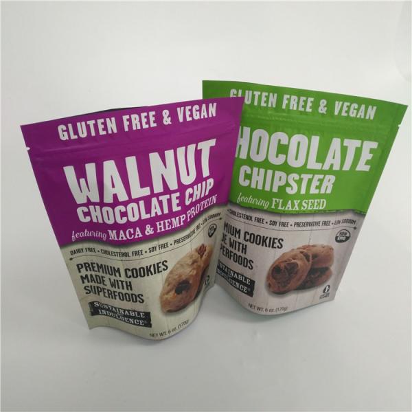 Candy Sweets Custom Plastic Digital Printed Stand Up Pouches With Zipper Top