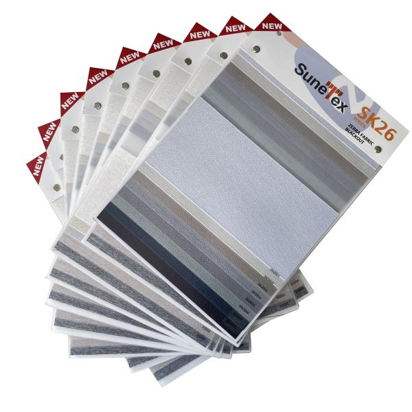 100% Polyester Blackout Rainbow Roller Blinds Fabrics For Home Decor