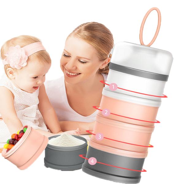 Non Spill Milk Powder Dispenser Container For Oatmeal Cornflour