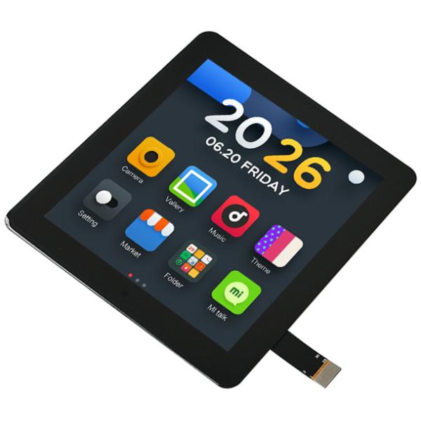All In Black Lcd Touchscreen 4 Inch 480x480 With MIPI Interface