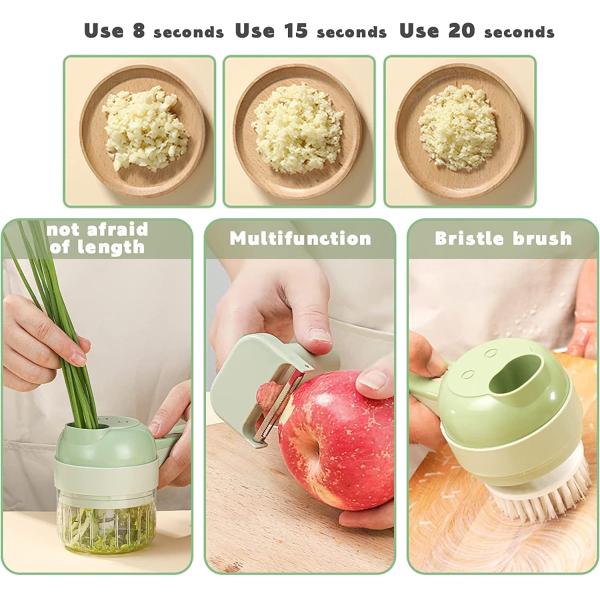 Multifunctional Vegetable Cutter Set with Customized Logo ABS PP PC Stainless Steel