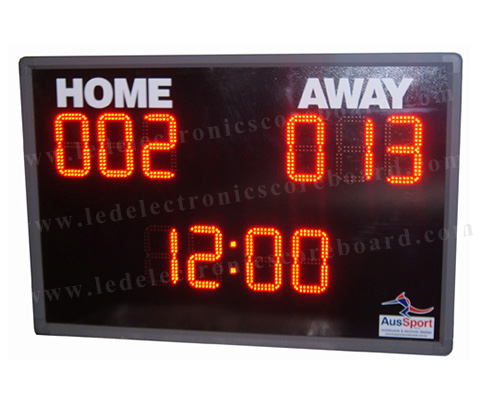 University LED Basketball Scoreboard With Shot Clock CE / ROHS Approved