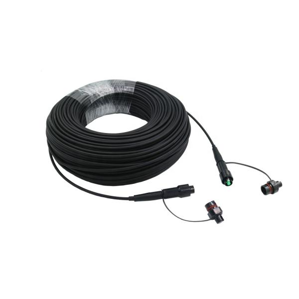 G657A1 LSZH Jacket IP67 huawei mini SC pre connectorized drop wire Fiber Optical Patch Cord