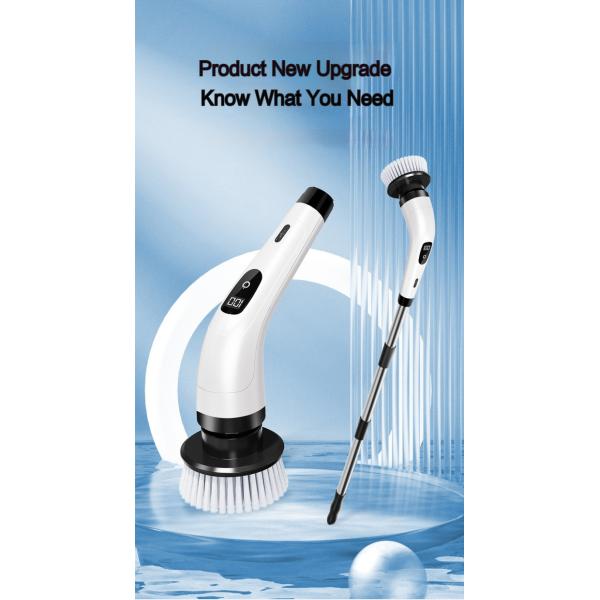 New 9 In1 Electric Spin Scrubber With Display Screen