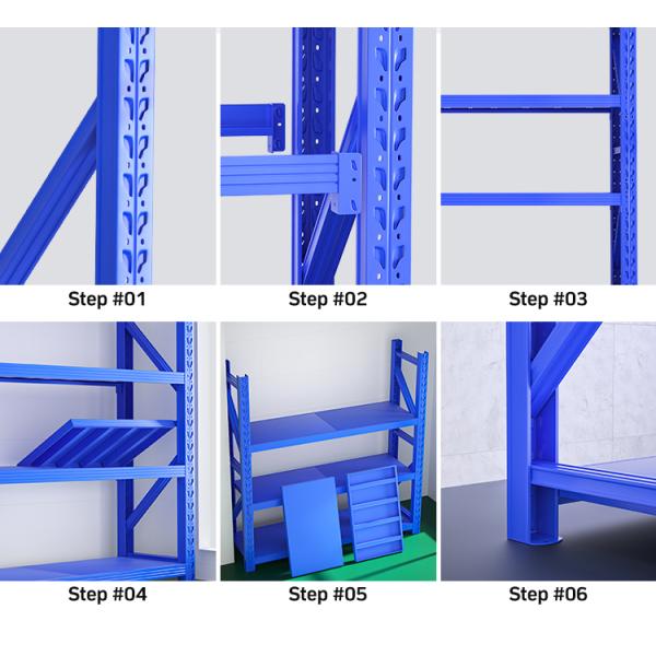 B57:Medium Duty Racks Warehouse Shelves Carton Storage racking Long Span Rack Warehouse Storage Racking