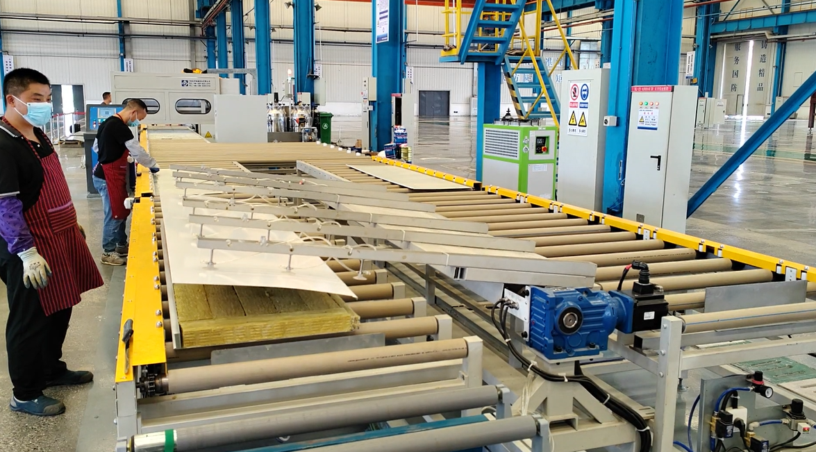 Production line material handling section