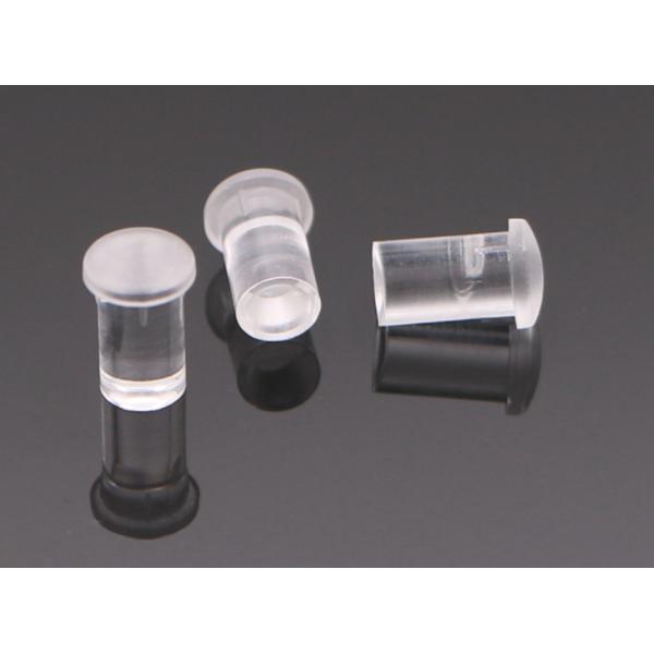 LED Dia 4mm K9 Borosilicate Round Head Light Guide Rod