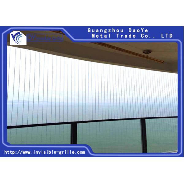 Hard Line Safety Fixed Invisible Grille With Additional Frame Structure