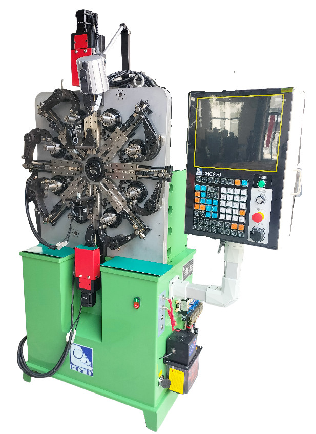 Customized 6-axis cam spring machine Automatic Spring Forming Machine , CNC Spring Machine With 150KG Decoiler