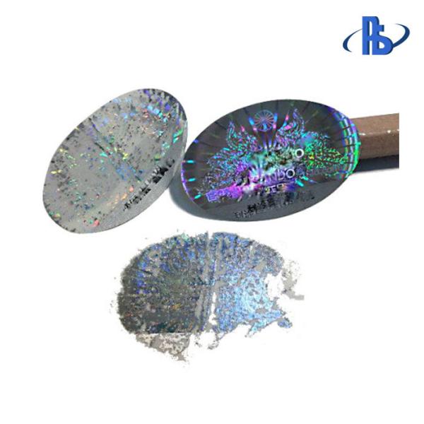 Custom Printed Holographic Security Labels , 3D Holographic Stickers