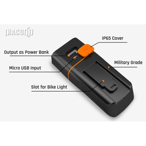 Durable Led USB Rechargeable Bike Light Set Aluminum Material 30W CREE Xml