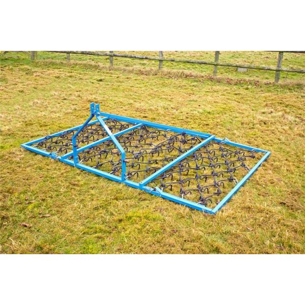 13mm Wire Diameter Mounted Chain Grass Harrows 1-6m Width 1-2m Length Or Customized
