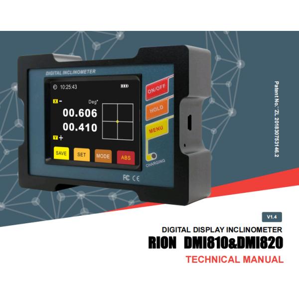 RION DMI810 High Reliable Touch Screen Digital Inclinometer