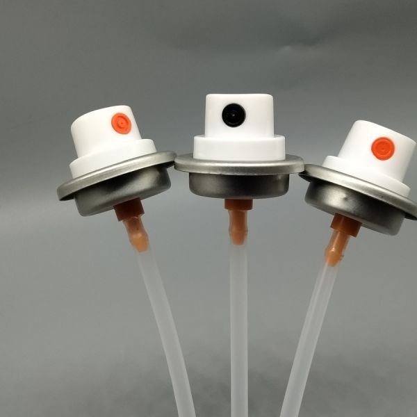 Close-up of durable painted valve actuator