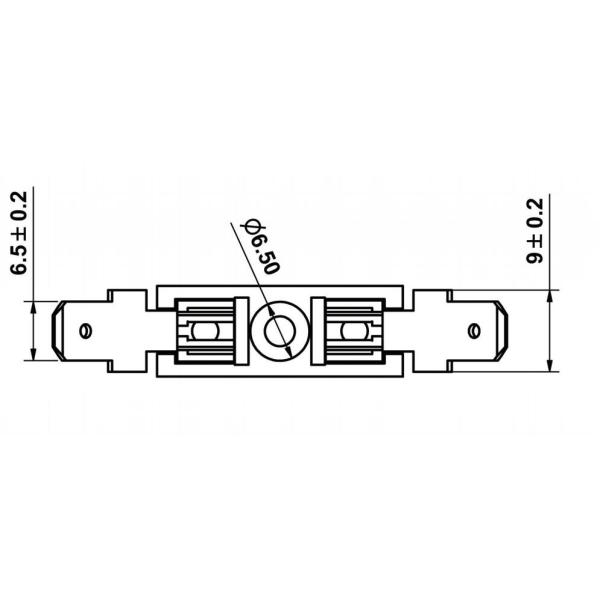 Bakelite Material Electrical PCB Mount 5x20mm Fuse Block With Quick Connect