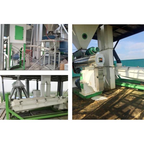 Cattle Chicken Feed Pellet Production Line Computer Control Auto Type 5 - 8t/H